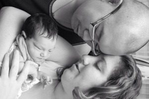 Ryan, Bronwyn and little Aurora