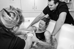 Waterbirth of Big Baby