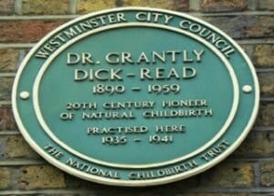G Dick-Read plaque web