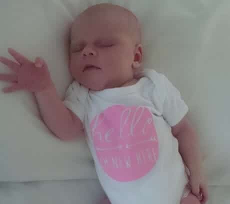 Adeline Mae, born 27 February 2016 (Hypnobirthing Australia)