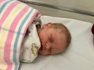 Baby Archie Just Born and Sleeping