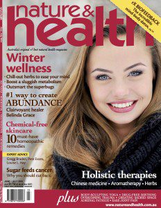 Nature & Health Magazine Cover June 2015 Melissa Spilsted
