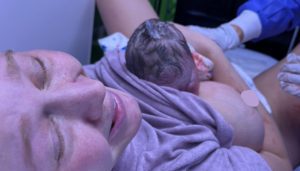 skin to skin contact after hypnobirth