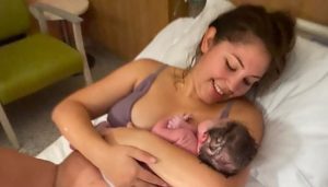 skin to skin contact