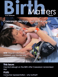 'The Positive Cesarean Birth' Melissa Spilsted Caeserean Birth Family Friendly