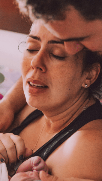 Newborn Bonding Moment Captured Emotionally